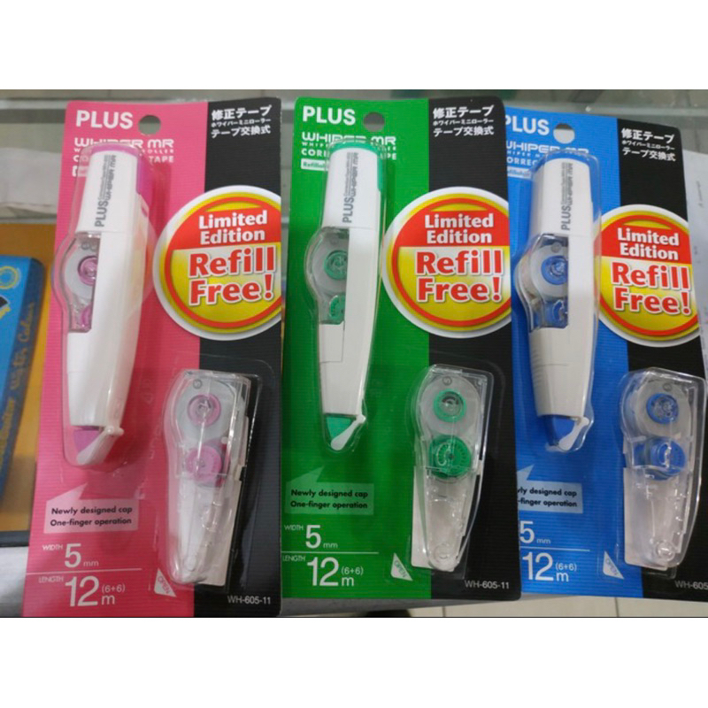 

CORRECTION TAPE PLUS + FREE REFILL