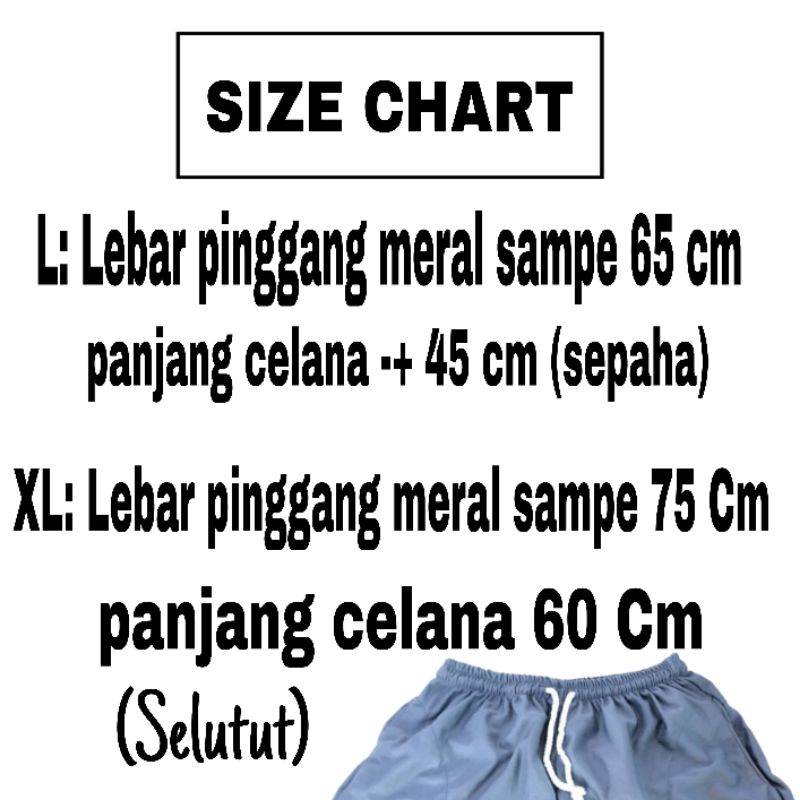 CELANA PENDEK HARIAN PRIA / COLOR SANTAI