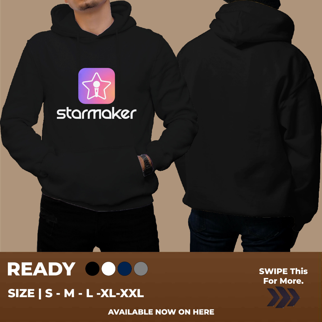 HOODIE Starmaker Aplikasi Musik KEREN BANGET UNTUK PRIA