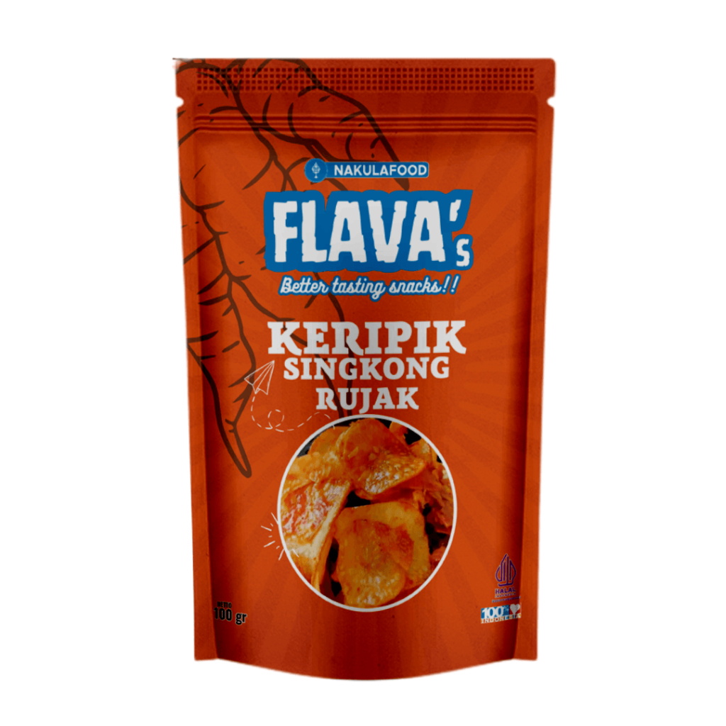 

Nakula Food Snack Flava Keripik Singkong Rujak 100 gr