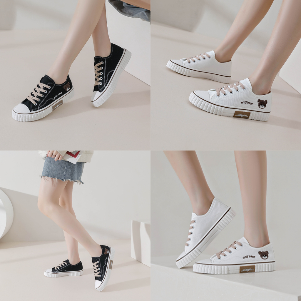 FREE KOTAK SEPATU !!! SALE!!!  SNEAKERS BEAR IMPORT WANITA - 887