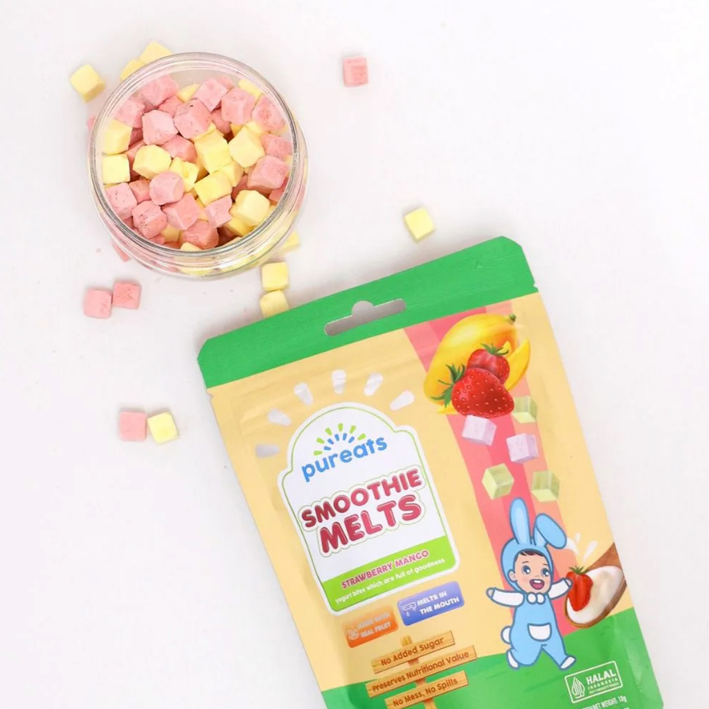 Pureats Smoothie Melts Snack Camilan Buah Kering 18g