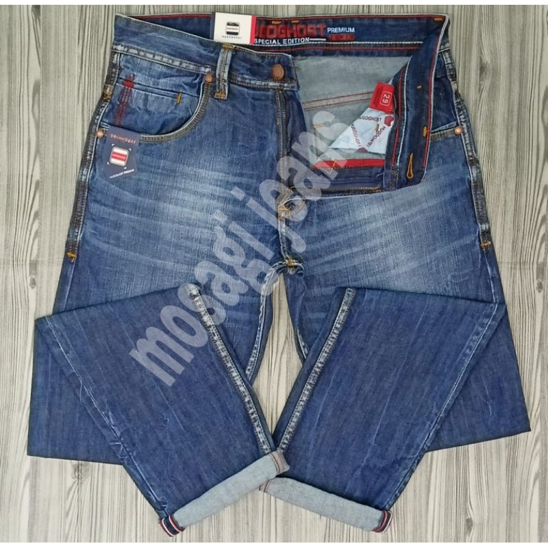 FARIANTERBARU  CELANAJEANS PANJANG PRIA HUGOGHOST SLIM FIT