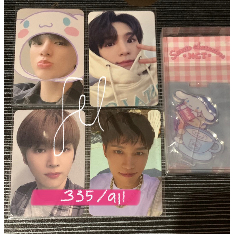 photocard pc take all only jeno hoodie binder home jeno sanrio set johnny sticker sungchan ayyo a ve