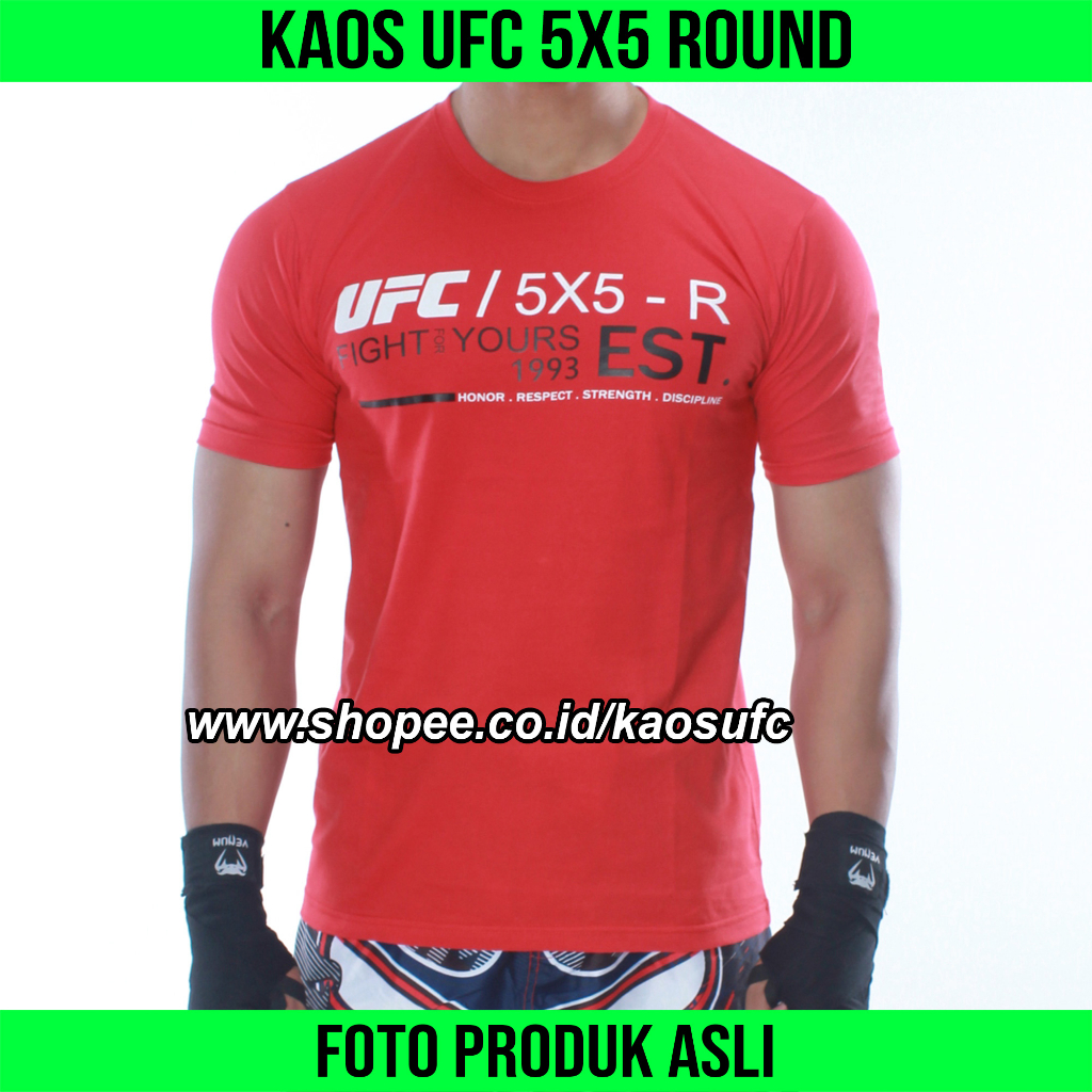 KAOS UFC GEORGE ST.PIERRE, TSHIRT UFC, BAJU UFC, KAOS MMA