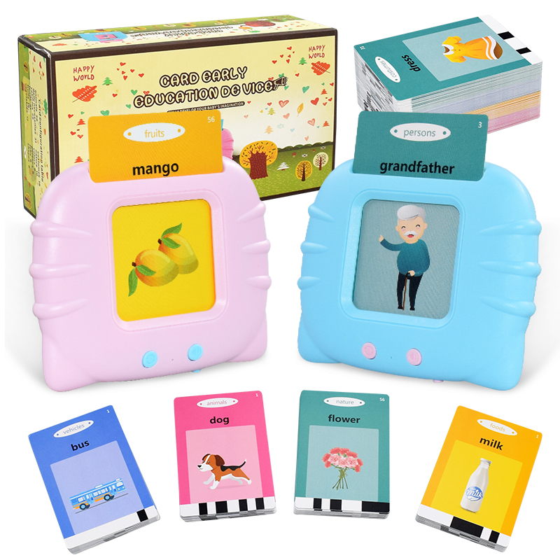 Mainan Anak Edukasi Belajar Bahasa Inggris Audio Flash Card English Education Talking Flash Memory Card Machine Toys Pure Flash Cards Games Music