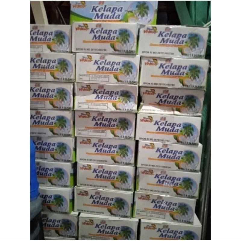 

Wong Ndeso Es Kelapa Muda Minuman NataDeCoco 1 Dus Isi 24 Pcs