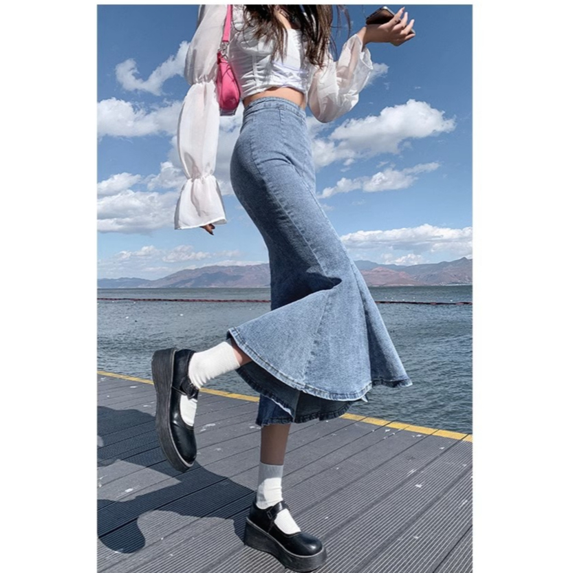 Rok wanita terbaru 2023 rok korean style rok ootd ala selebgram peplum skirts rok asimetris rok panjiang dewasa kekinian