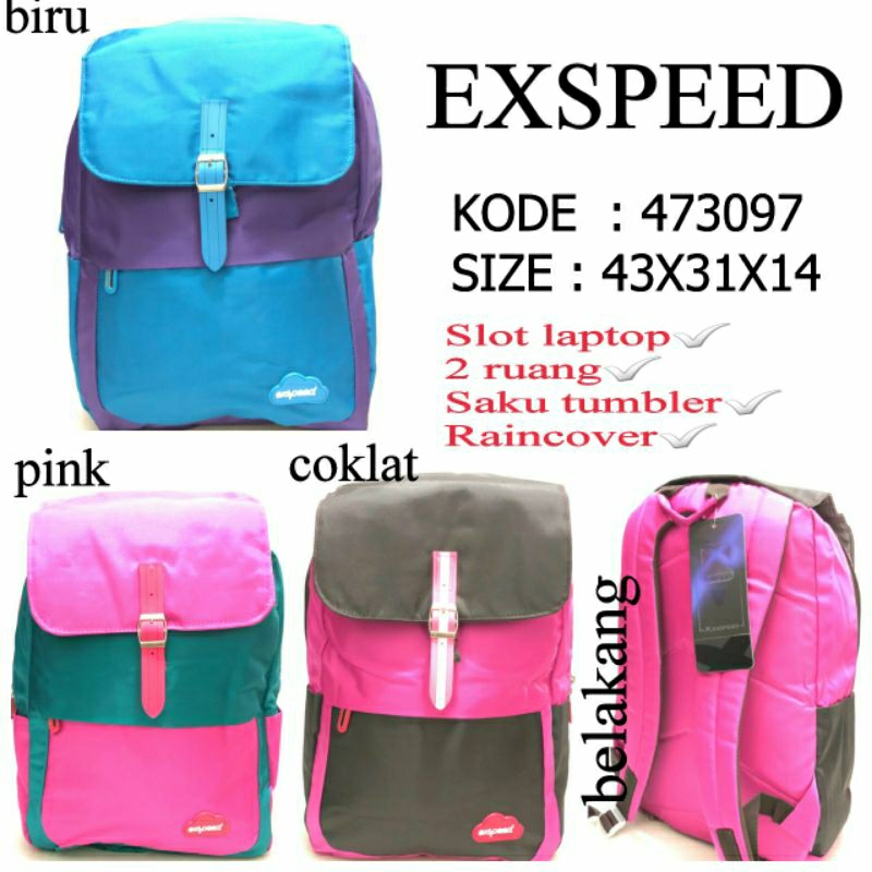 Tas Ransel Anak Perempuan Original Exspeed 473097 Backpack Murah Exspeed