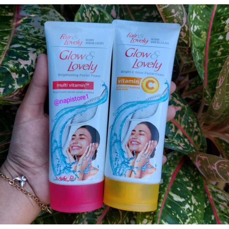 Glow And Lovely facial Foam Sabun pencuci muka 100g