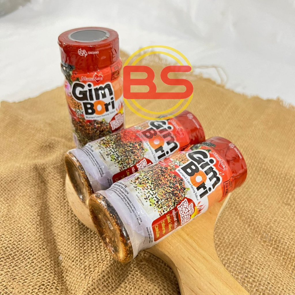 MamaSuka Gim Bori Rumput Laut Kering Tabur Extra Spicy 30gr