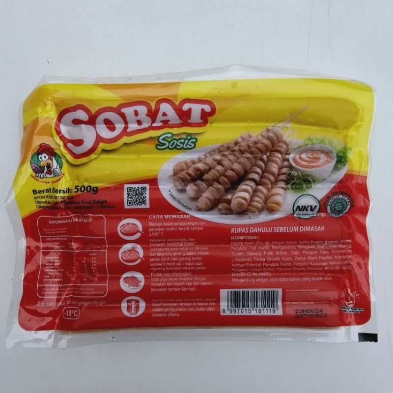 

SOBAT sosis ayam kombinasi 15s 500gr