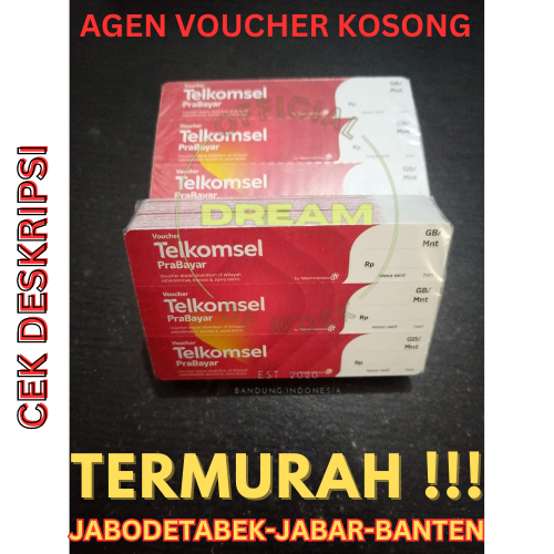 VOUCHER KOSONG TELKOMSEL JABODETABEK-JABAR- BANTEN/voucher kosongan telkomsel termurah jabodetabek-j