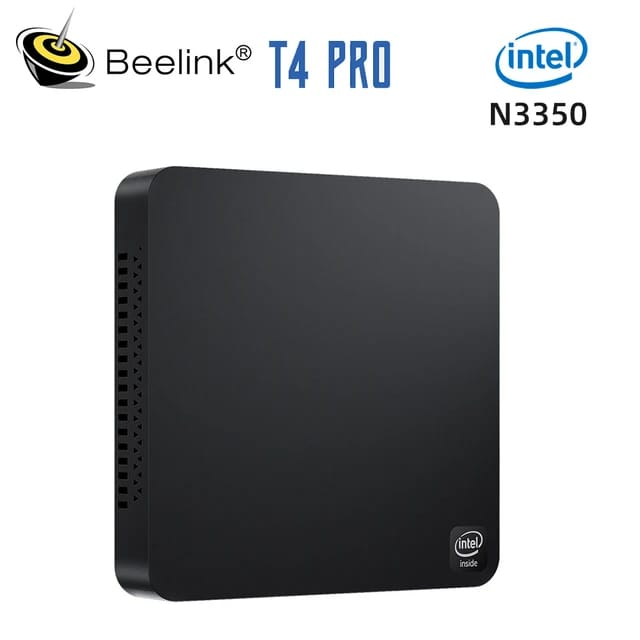 Mini PC T4 Pro Komputer Kecil W10 CPU Intel Celeron Computer Desktop