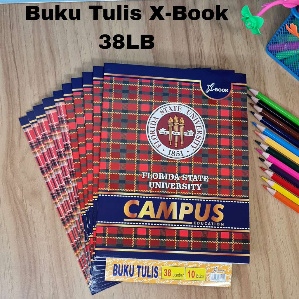 

bib GG Buku Tulis X-Book kwarto /Kecil 38 Lembar(10bk) / Buku Catatan / Buku Sekolah Bergaris