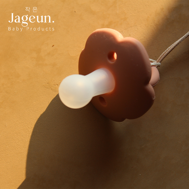JAGEUN Premium Silicone Pacifier, Empeng Dot Bayi + Teether Gelang