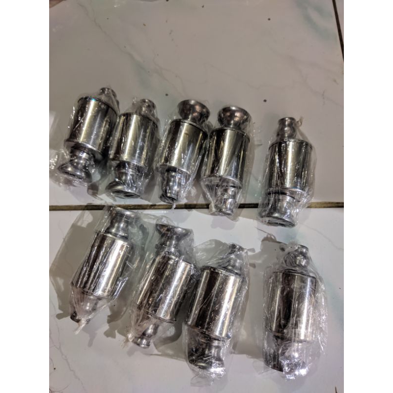 Pion Tabung stainless Sangkar Kotak BNR Diamond Pion Tabung Pendek Sangkar Kotak