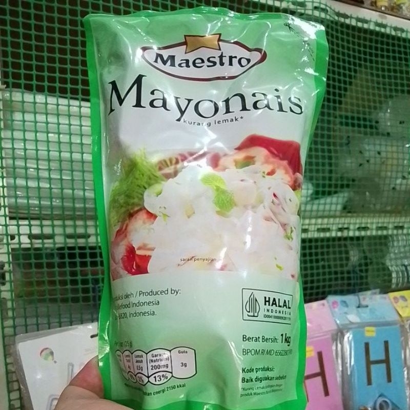 Maestro mayonaise 1kg / mayonaise / salad dressing / toping