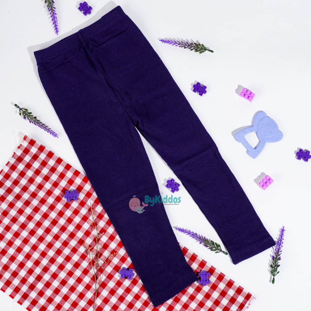 ByKiddos - Legging Anak Perempuan Import / Legging Polos Bayi / Celana Panjang Anak Perempuan Impor