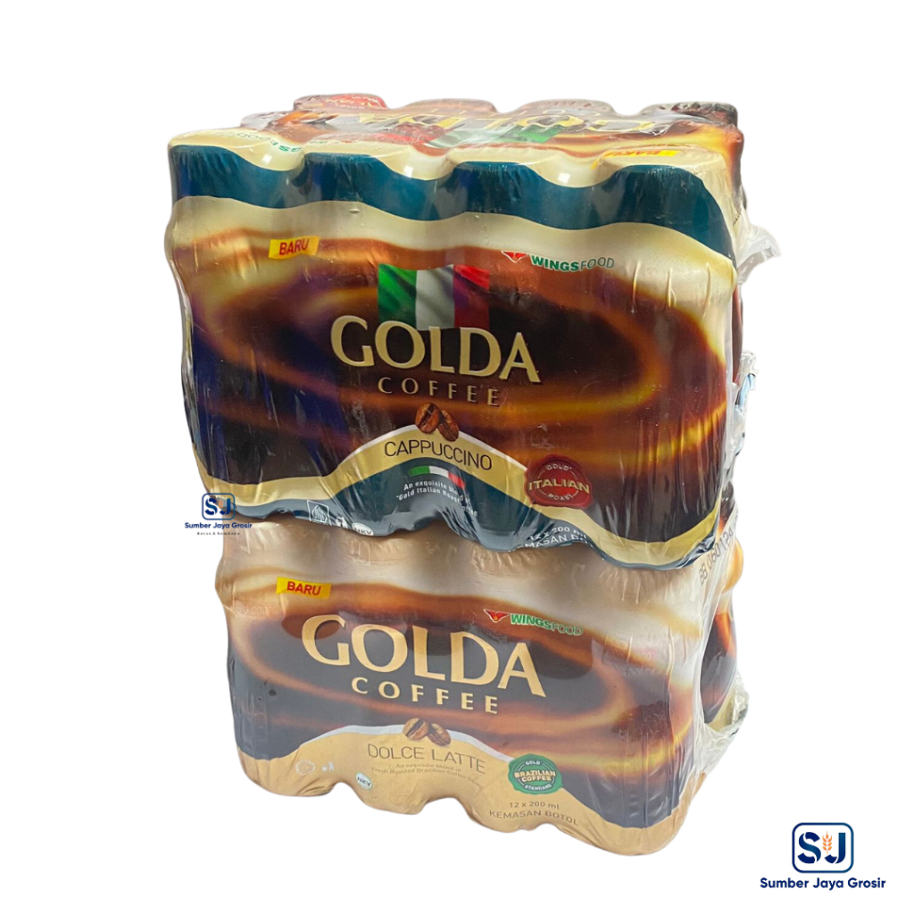 

GOLDA COFFE RASA DOLCE LATTE/COFFE CAPPUCINO 200 ML PER PACK ISI 12 PCS