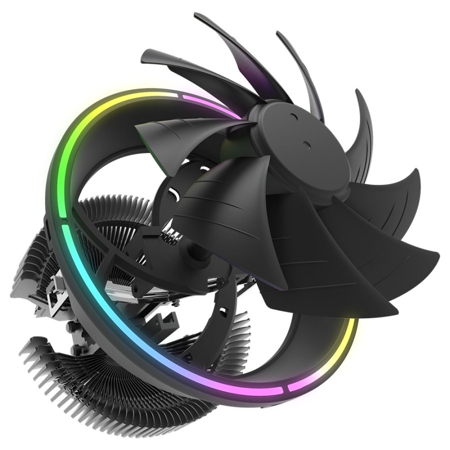 DarkFlash DARKVOID LED CPU Cooler [Support Intel &amp; AMD]