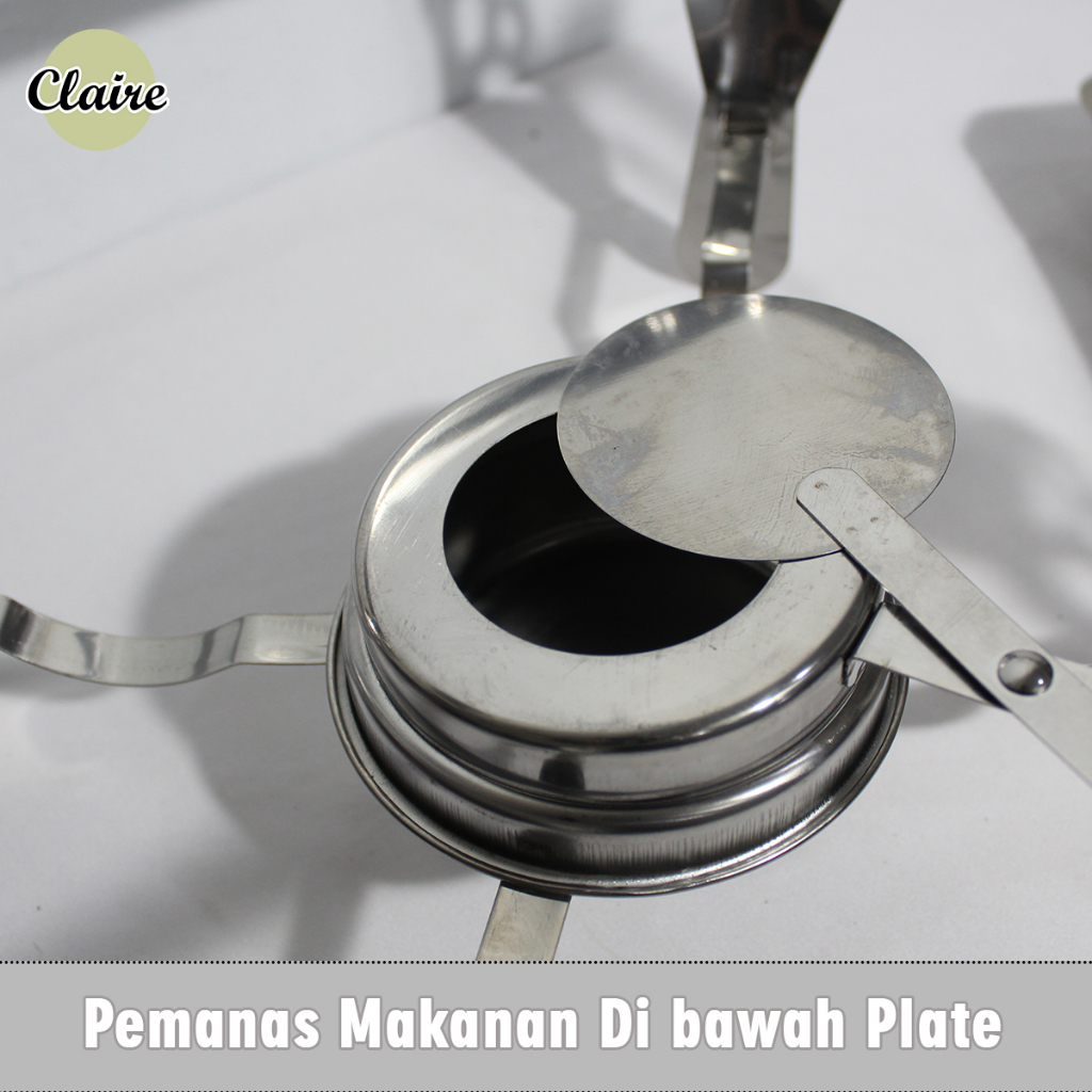 Prasmanan Set Wadah Saji Stainless Steel / Fast Food Dish Prasmanan