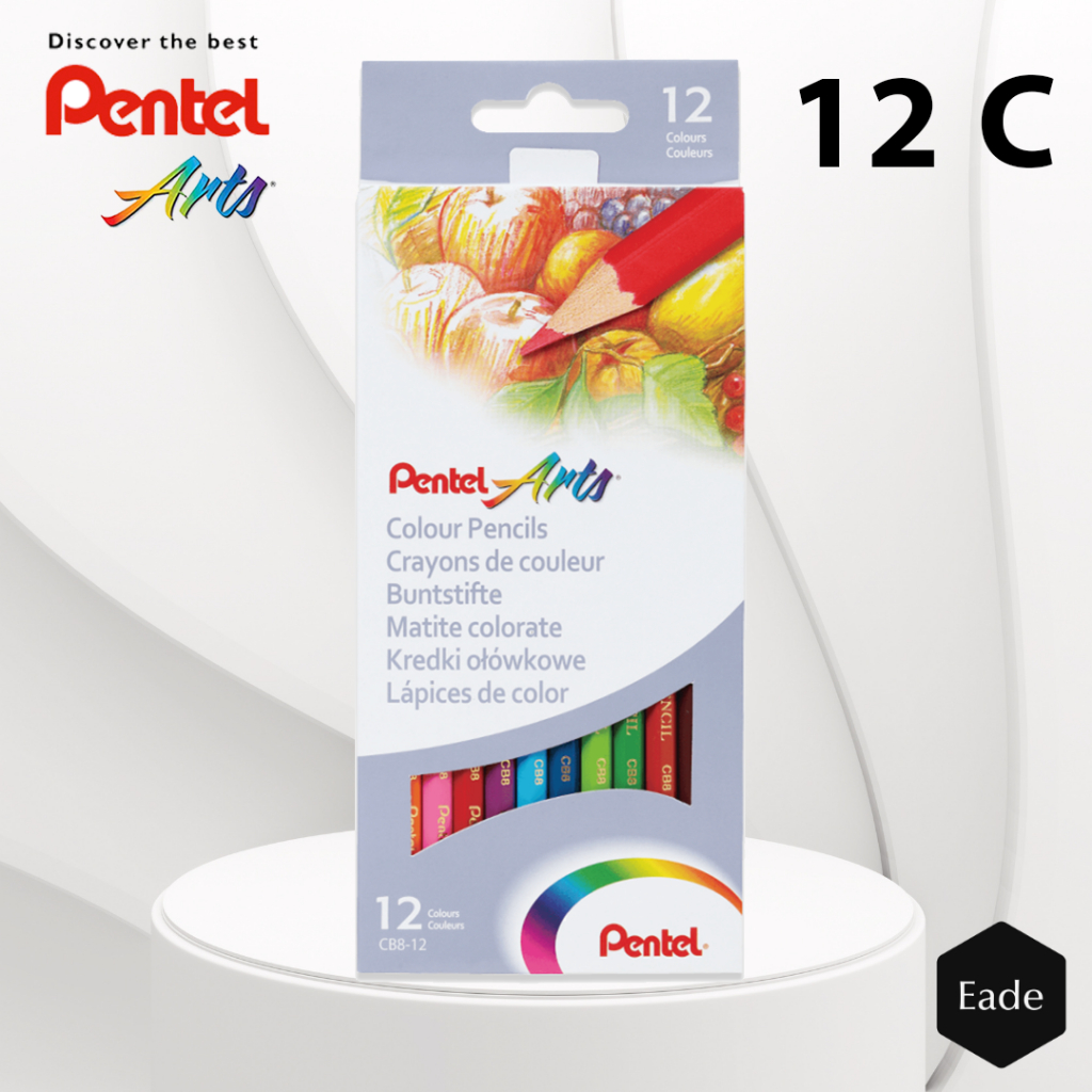 

Pensil Warna Pentel 12 Warna / Colour Pencil Pentel 12C - CB8-12