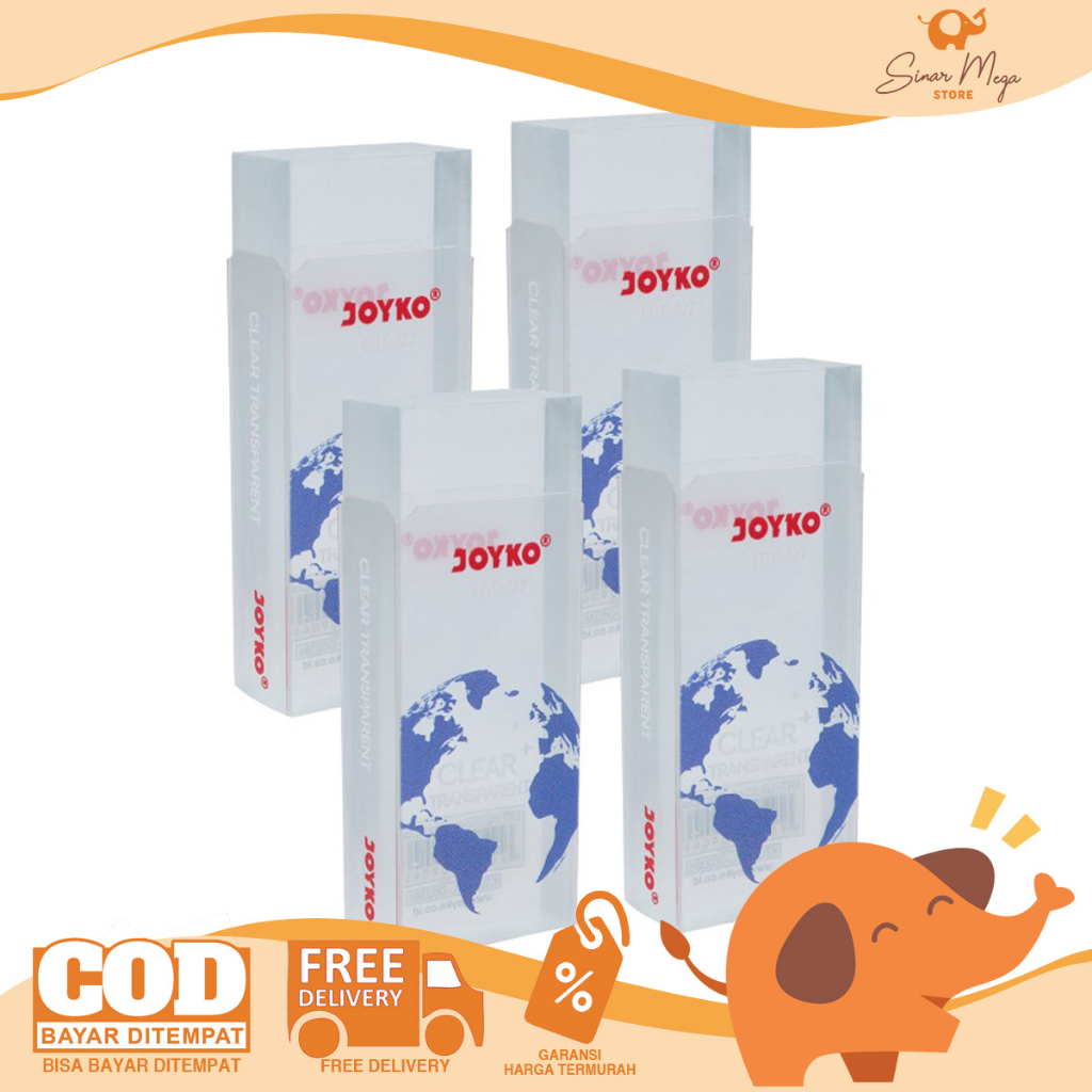 

Joyko Penghapus Transparan Eraser ERT-127 Clear Transparent