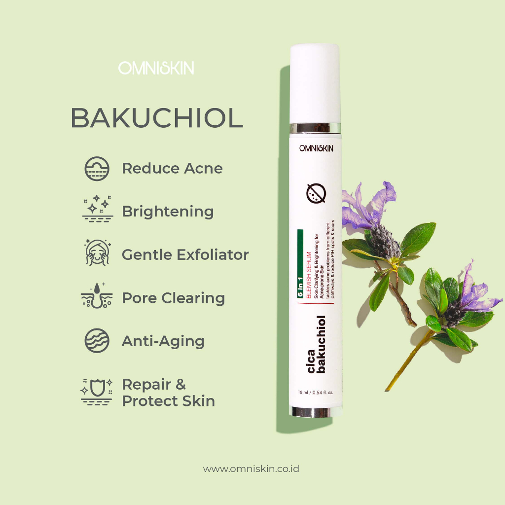 Omniskin Cica Bakuchiol 6in1 Blemish Serum