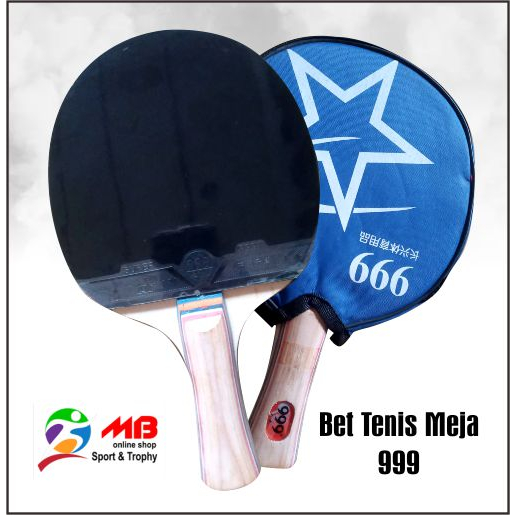 Super 999T ~ Premade Blade Pingpong Bet Rakitan Tenis Meja Bat 999