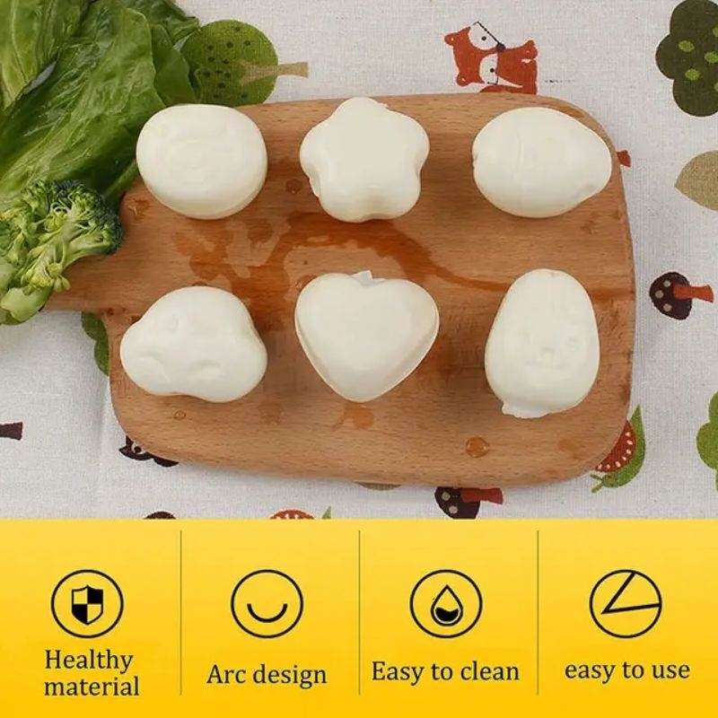 Cetakan Lucu Telur Rebus / Nasi Sushi Model Animal Untuk Bekal