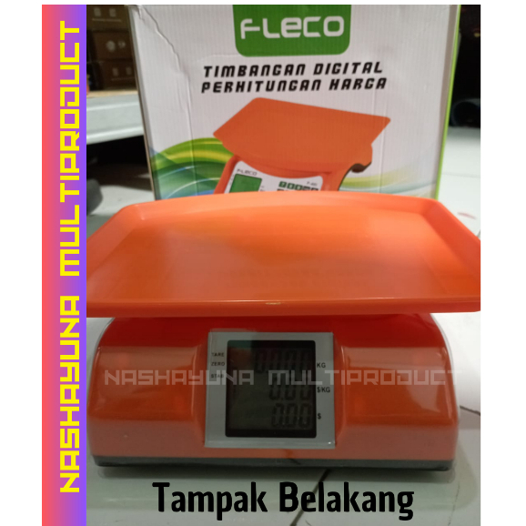 Timbangan digital Fleco 40 Kg F-40i Mudah digunakan dan Praktis