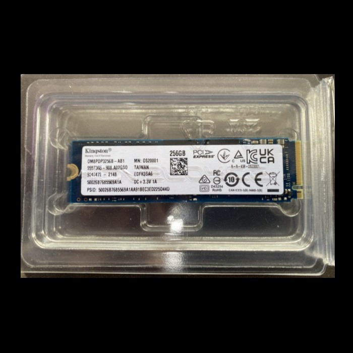SSD Kingston NVME 256 GB