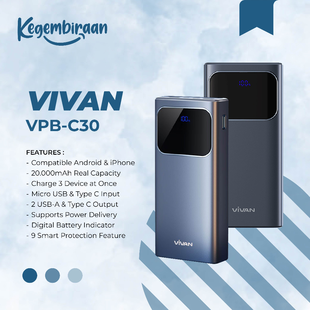 Vivan Power Bank 30000mAh VPB-C30