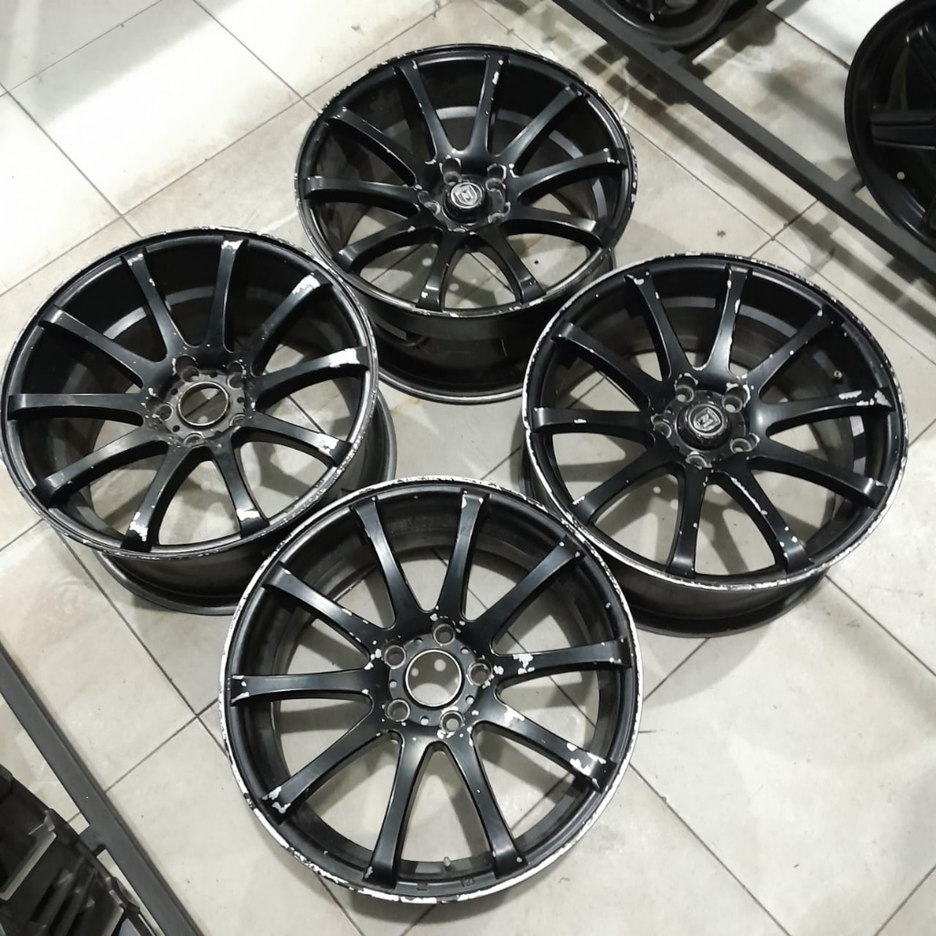 velg mobil bekas Racing ring 18 pcd 5x114 untuk CRV, HRV, Acoord