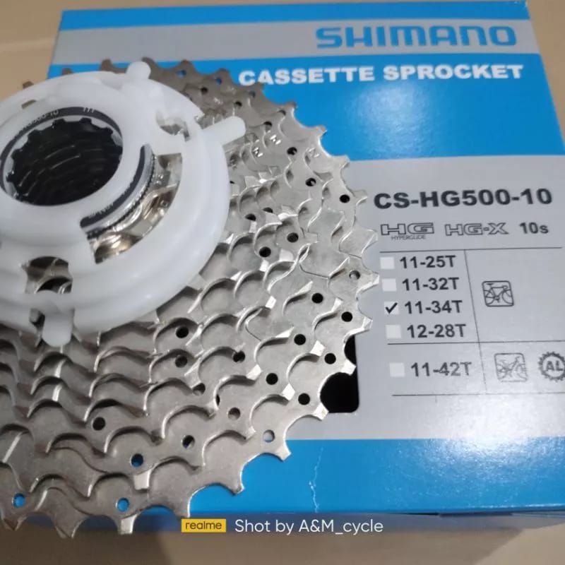 Sprocket shimano tiagra Hg500-10 speed 11/34t cassette sprocket roadbike