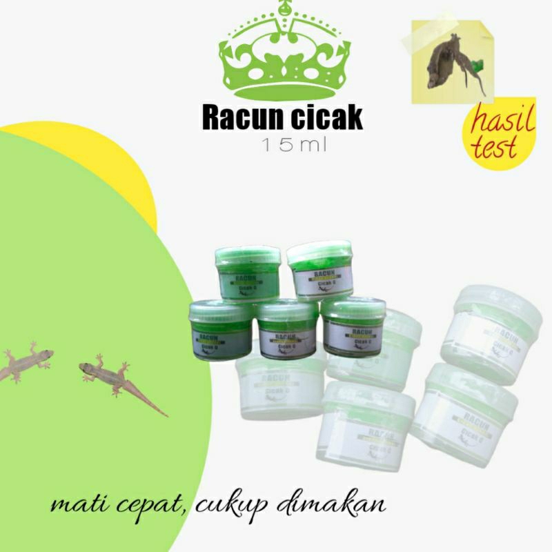 racun cicak asli herbal kemasan 15ml