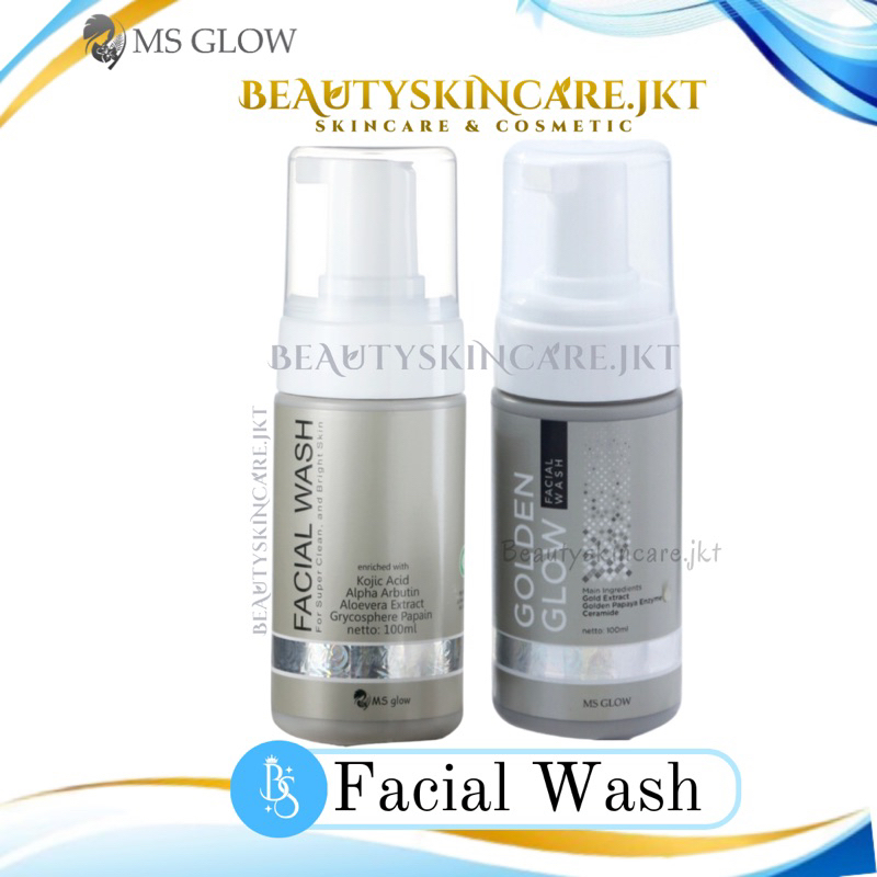 Ms Glow Facial Wash | Sabun Wajah Ms Glow | Facial Wash Golden Ms Glow