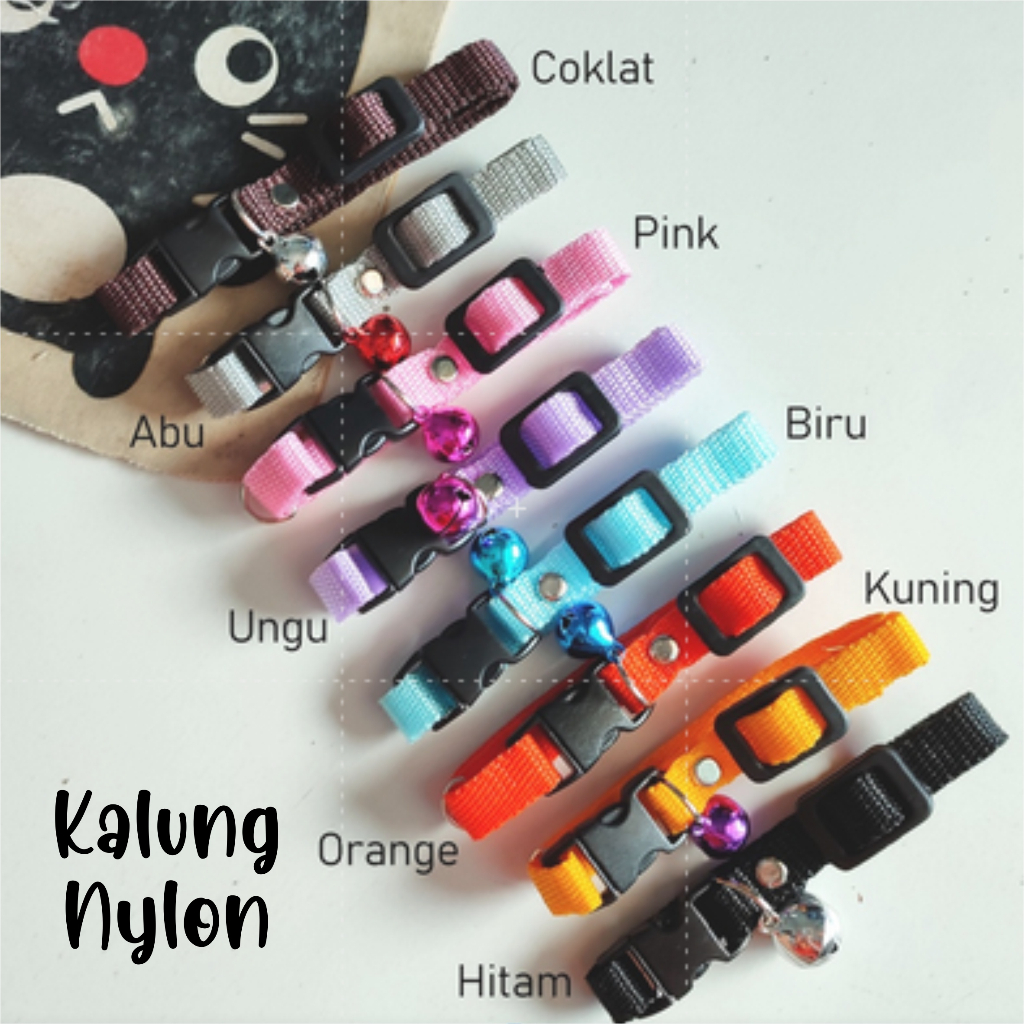 Kalung Kucing Custom Nama