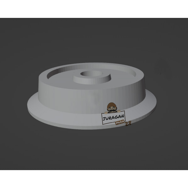 Roda Railking Miniatur Kereta Gerbong 3D Print