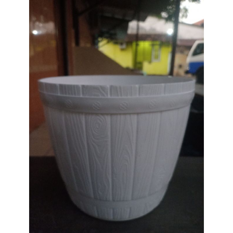 POT GENTONG 27 MOTIF KAYU