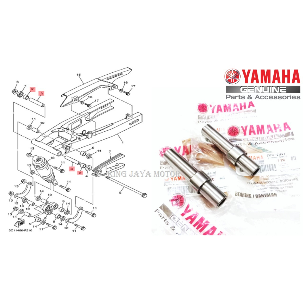 BOSH BOS ARM VIXION ORIGINAL YAMAHA