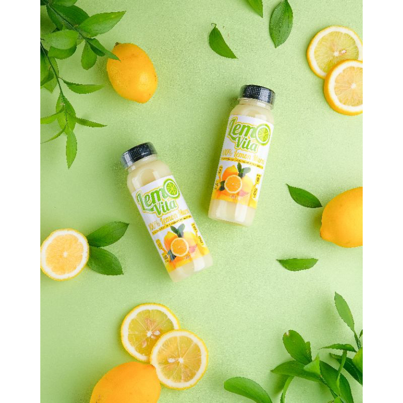 	 BPOM Halal Lemovita Sari Jus Lemon Murni 100% 250ML Jus lemovita	