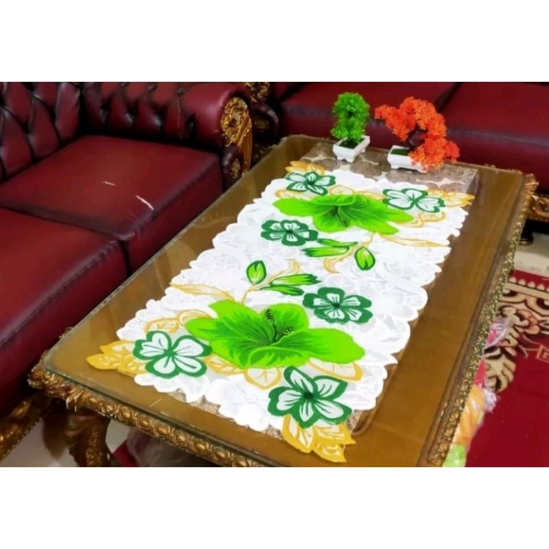Taplak meja tamu//Taplak meja Tamu rajut//Taplak meja tamu polyester//Taplak meja tamu persegi//Tapl