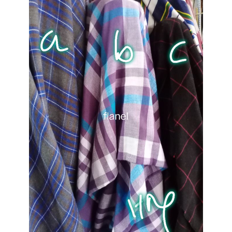 kain flanel berbagai warna