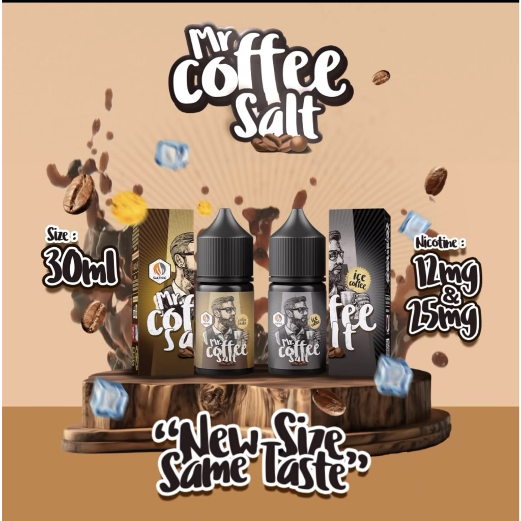 SALTNIC MR COFFEE ICE COFFEE 30 MILI