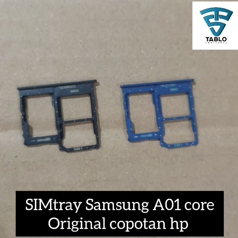 SIMtray Samsung A01 core A013F original copotan hp