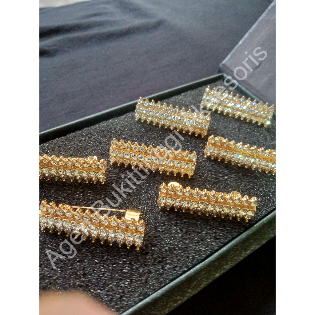 Bros Dagu Malaysia Panjang Jilbab Titanium Asli Kecil Korea Mewah Premium Import  Bross Korea Peniti