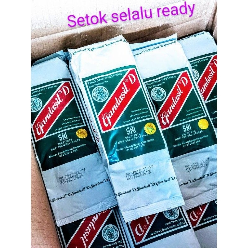 Pupuk Daun Gandasil D ISI 500 GRAM