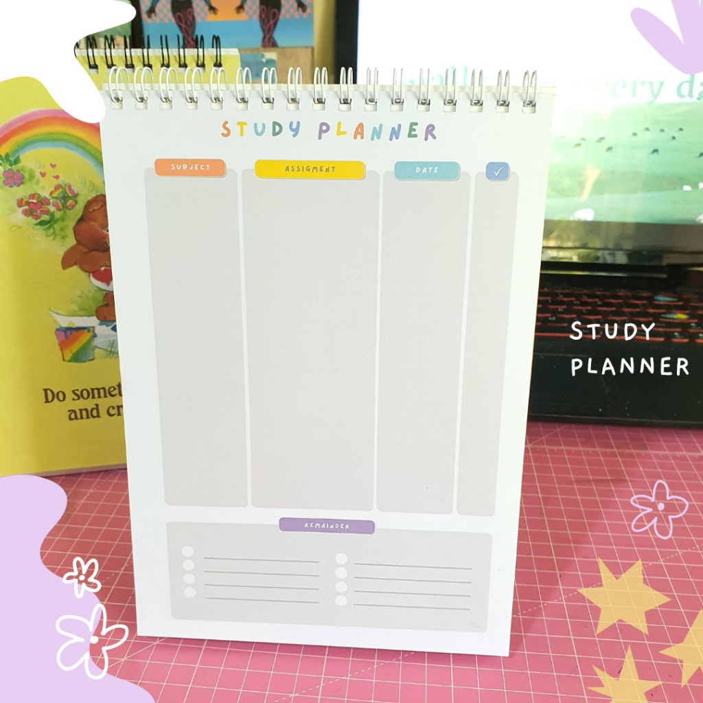 

Study Planner - Standing Planner / Paper planner - Solucine A5 - 15 Lembar